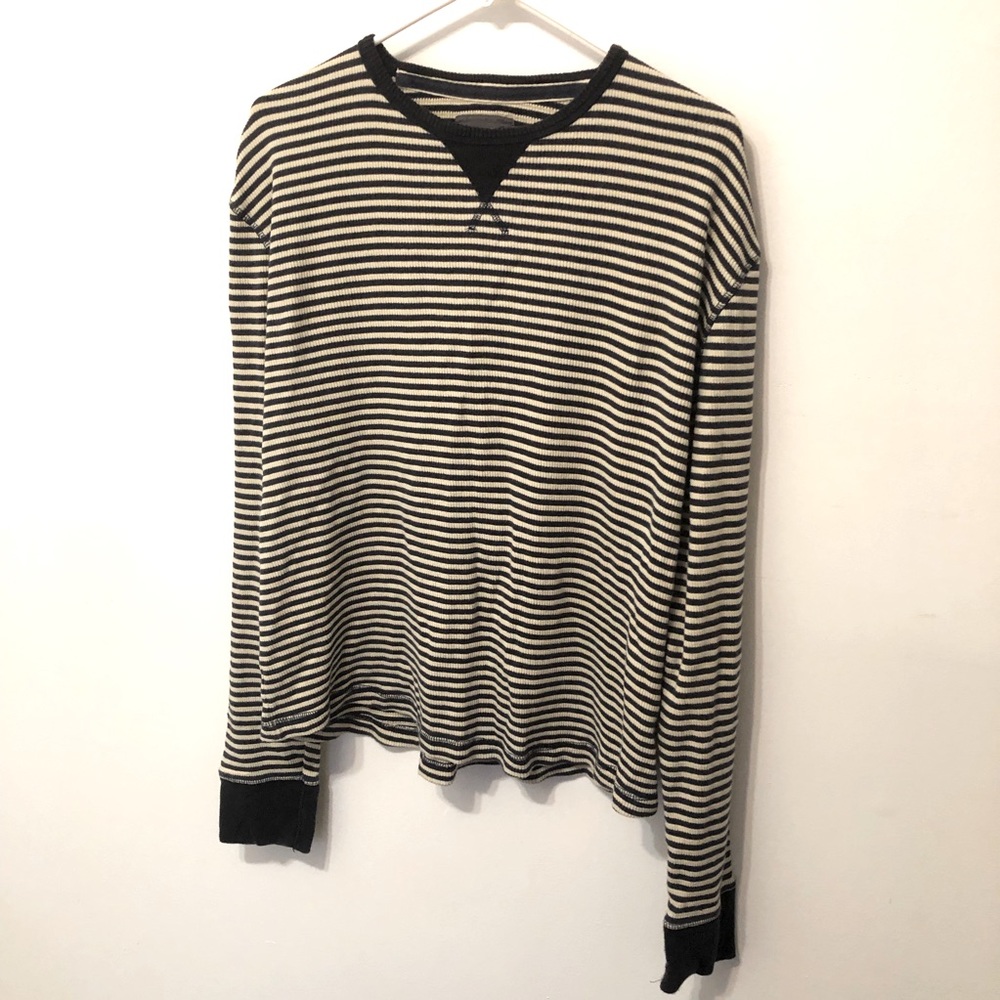 H&M Thermal Striped Longsleeve Shirt